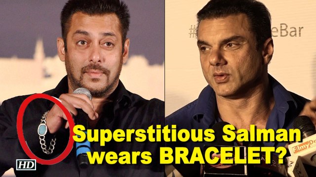 Superstitious Salman wears BRACELET? Sohail Reveals