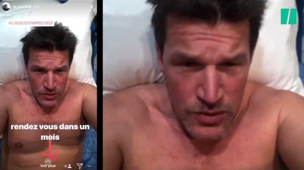 En direct de son lit d'opération, Castaldi donne un petit cours de chirurgie esthétique à ses followers