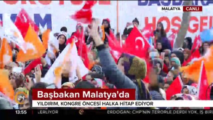 Başbakan Yıldırım, Kongre öncesi halka hitap ediyor