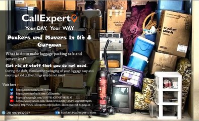 What to do to ease the work of shifting your luggage from Gurgaon?