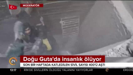 Doğu Guta'da insanlık ölüyor