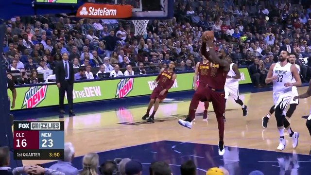 LeBron James Triple-Double Full Highlights vs Grizzlies (2018.02.23) - 18 Pts, 14 Reb, 11 Ast, SICK!