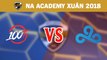 Highlights: 100 Thieves Academy vs Cloud9 Academy | Academy League Mùa Xuân 2018