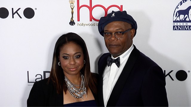 Samuel L. Jackson and Camille Friend 4th Annual Hollywood Beauty Awards Green Carpet