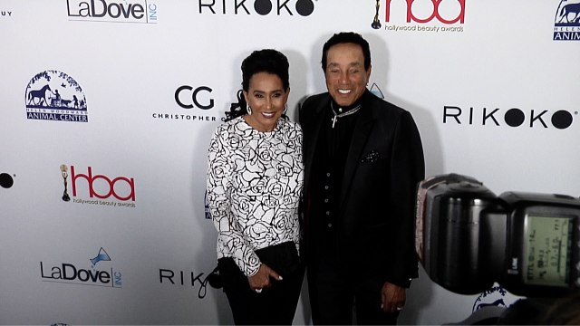 Smokey Robinson and Frances Glandney 4th Annual Hollywood Beauty Awards Green Carpet