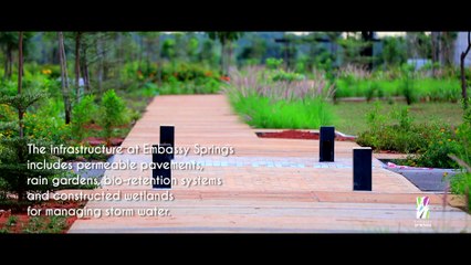The blue-green infrastructure at Embassy Springs