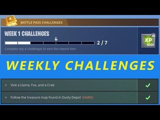 Fortnite Llama, Fox and a Crab Plus Treasure Map Location