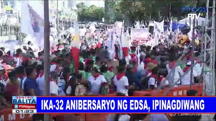 Ika-32 anibersaryo ng EDSA, ipinagdiwang