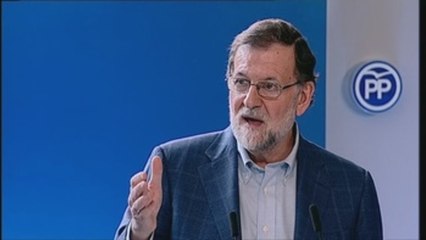 Rajoy alerta sobre quien promete, con cheques sin fondos, cosas que no cumplirá