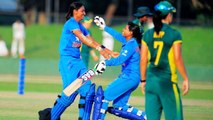 India vs South Africa women's 5th T20I : Indian eves set 166 run target, Mithali slams 50 | Oneindia