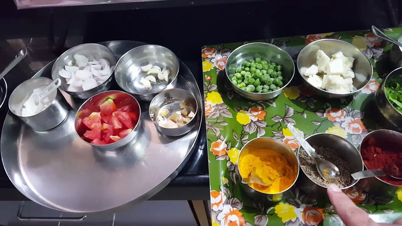 Matar Paneer Recipe in Hindi - मटर पनीर रेसिपी