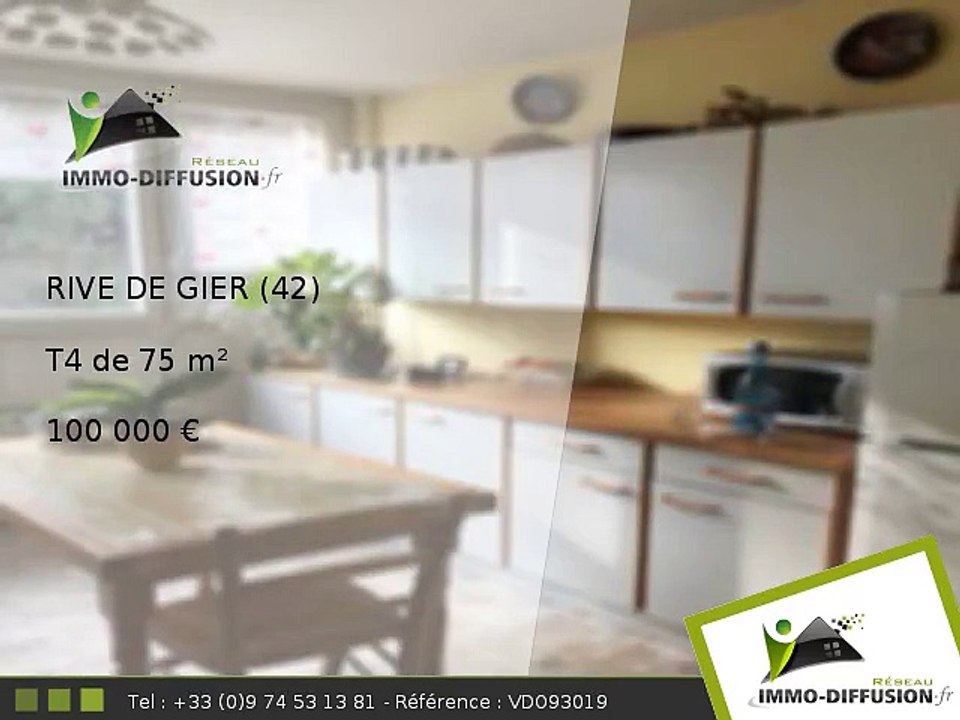 T4 A vendre Rive de gier 75m2 - 100 000 Euros