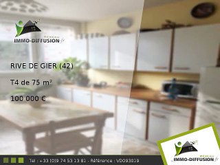 T4 A vendre Rive de gier 75m2 - 100 000 Euros