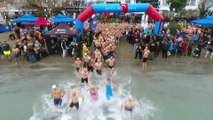 Datça 12. Açık Deniz Kış Yüzme Maratonu başladı - MUĞLA