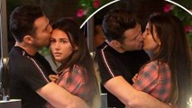 Everything is all-Wright! Mark passionately kisses stunning wife Michelle Keegan in a rare public display as they wait outside restaurant in Los Angeles.