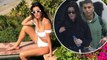 Another romantic vacation! Kourtney Kardashian wears white bikini in Punta Mita after being spotted at Mexican airport with Younes Bendjima.