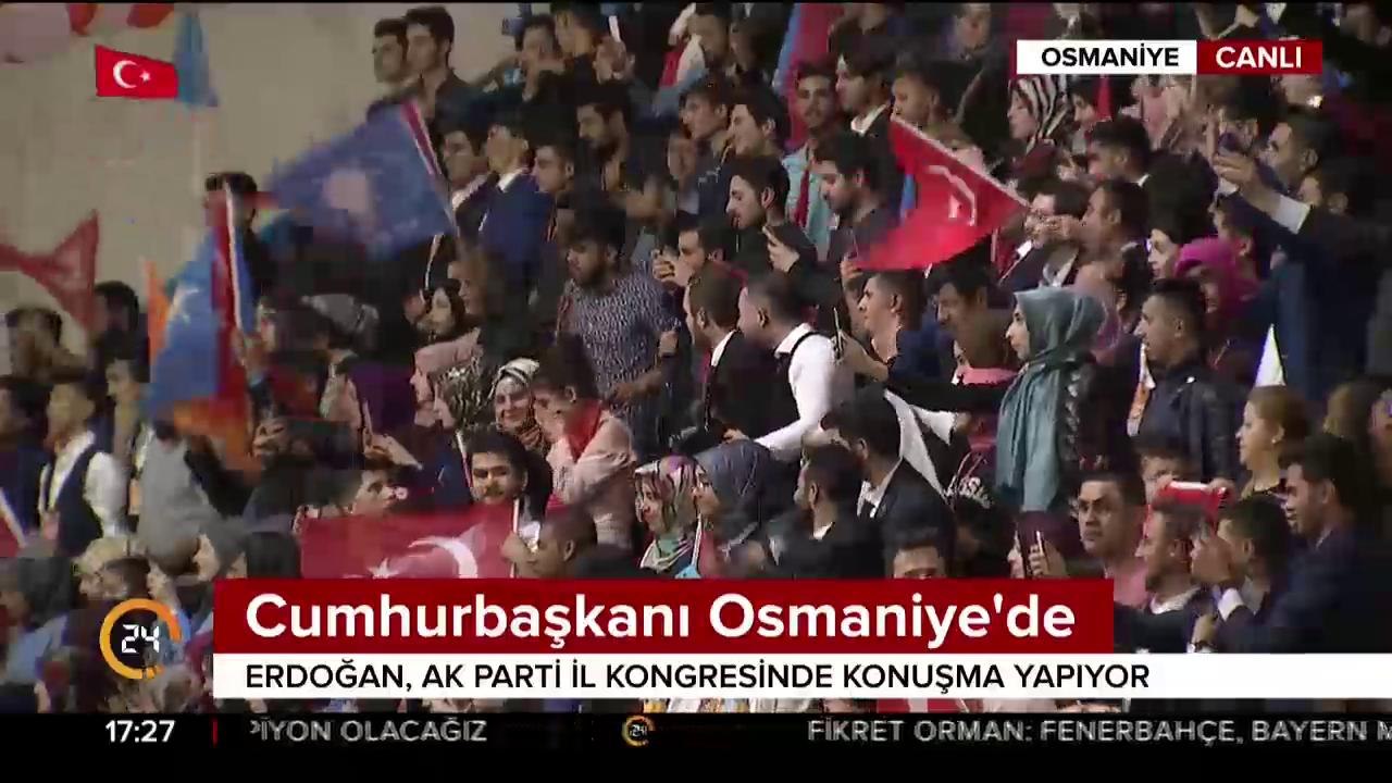 Cumhurbaşkanı Erdoğan AK Parti İl Kongresinde konuşma yaptı