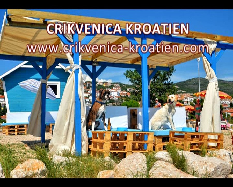 Strand Crikvenica - Sandstrand in Crikvenica Kroatien