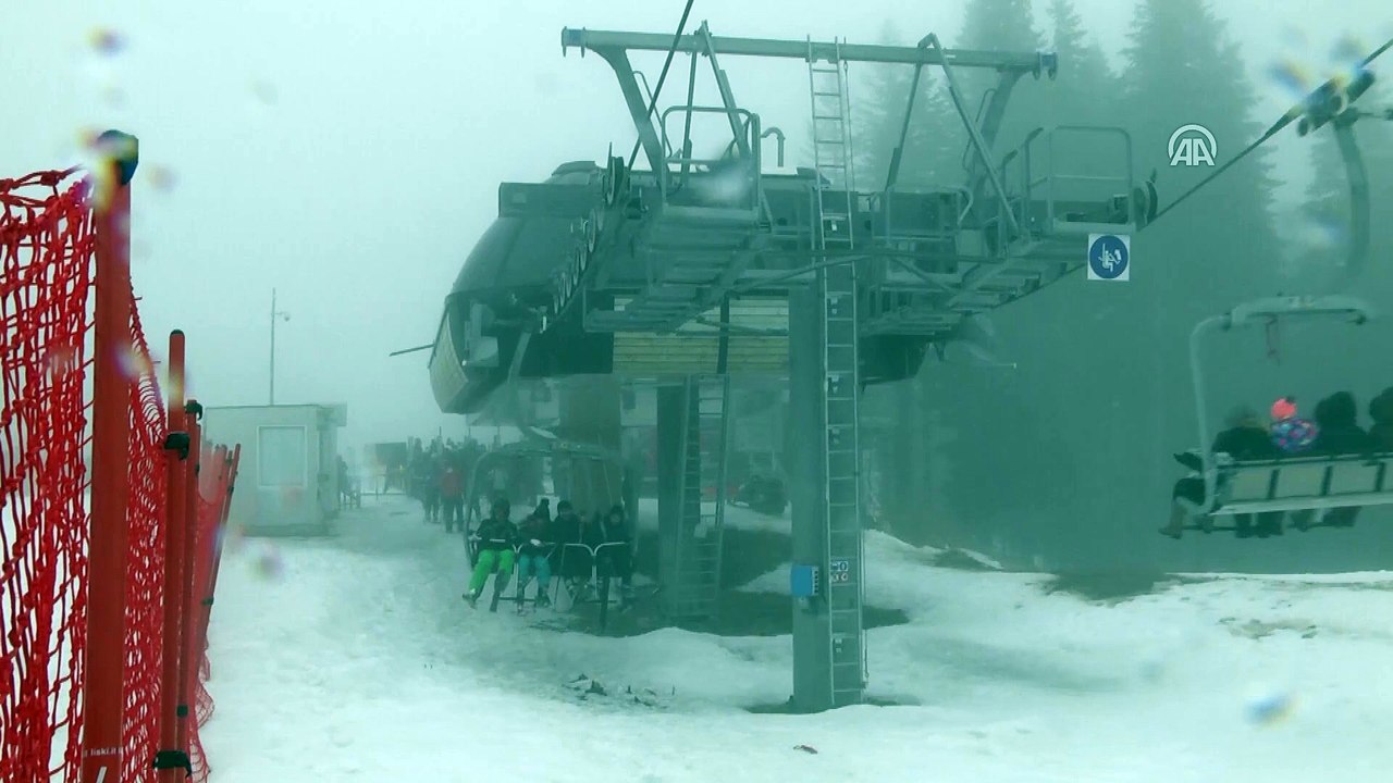 Ilgaz Dağı Kayak Merkezi'nde yoğunluk - KASTAMONU