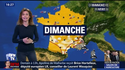 La météo pour ce dimanche 25 février 2018