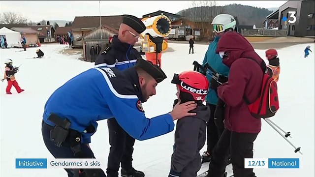 Doubs : des gendarmes à ski assurent la sécurité dans les stations