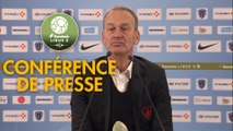 Conférence de presse Paris FC - Stade Brestois 29 (0-1) : Fabien MERCADAL (PFC) - Jean-Marc FURLAN (BREST) - 2017/2018