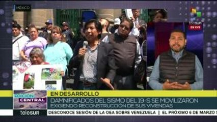 Download Video: Méxicos: damnificados del sismo del 19-S piden respuestas del gobierno