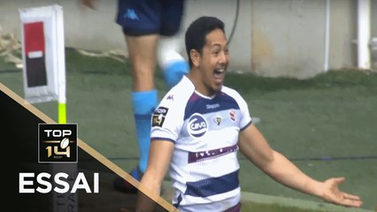 TOP 14 - Essai Ed FIDOW (UBB) - Montpellier - Bordeaux-Bègles - J18 - Saison 2017/2018