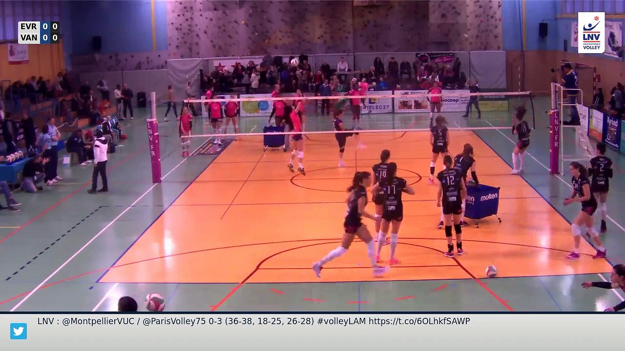 LAF : Evreux - Vandoeuvre Nancy (Retour)