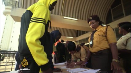 Gambian migrants return home from Libya