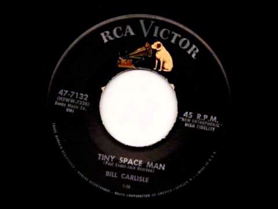 BILL CARLISLE Tiny space Man RCA 1957