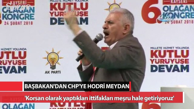 Başbakan'dan CHP'ye hodri meydan