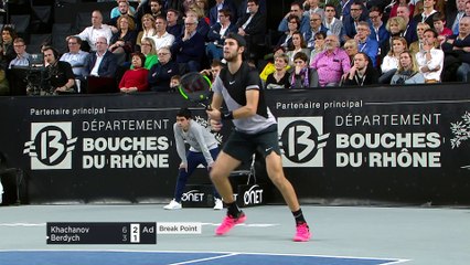 HIGHLIGHTS KHACHANOV  BERDYCH