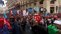 Jornada de manifestaciones en Italia