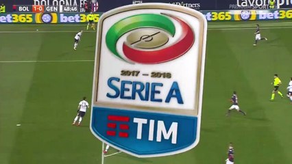Mattia Destro Goal HD - Bologna 1 - 0 Genoa - 24.02.2018 (Full Replay)