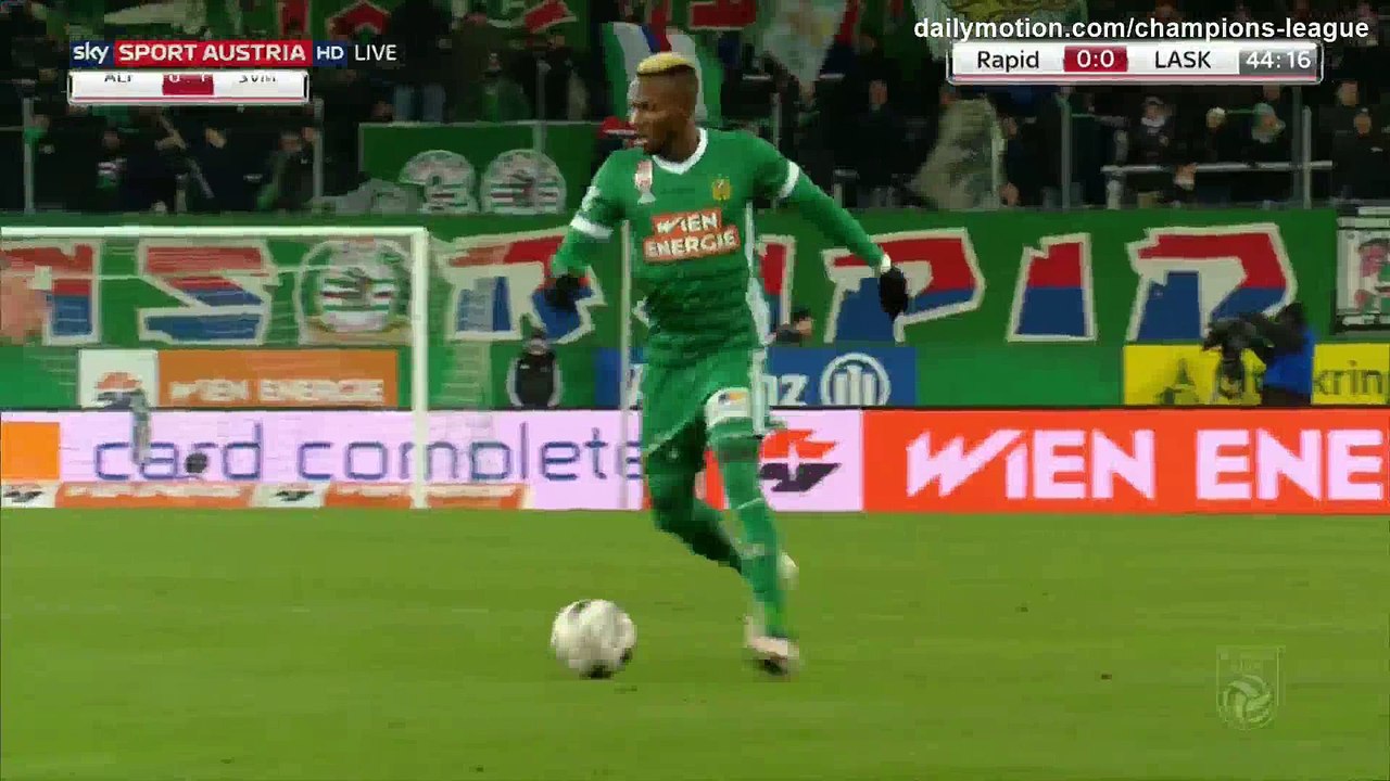 Giorgi Kvilitaia Goal HD - Rapid Vienna 1 - 0 LASK Linz  - 24.02.2018