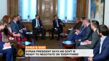 Analyst discusses Syrian President Assad's remarks on negotiations