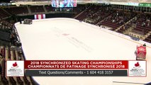 Ouvert – Libre #1 ( 5 au 13) : Championnats de patinage synchronisé 2018 de Patinage Canada (6)