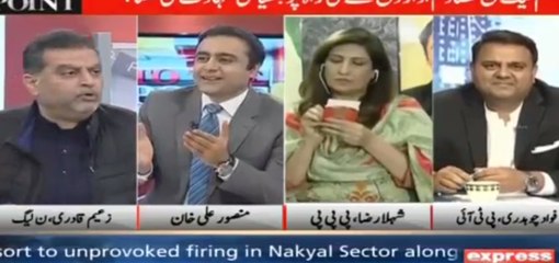 "Main Nahi Bolnay Doonga Usko"- Watch Zaeem Qadri's Childish Behavior Towards Fawad Chaudhry