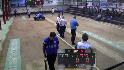 Troisième tour, tir progressif, Club Elite Masculin, demi-finale aller, Aix-les-Bains contre Saint-Vulbas,, saison 2017-2018