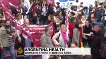Argentina’s doctors continue strike over pay