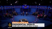 US election 2016: Clinton and Trump exchange blows during second debate