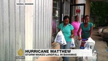 Hurricane Matthew slams into Bahamas