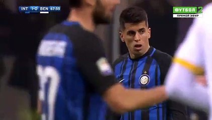 Andrea Ranocchia  Goal HD - Inter	2-0	Benevento 24.02.2018