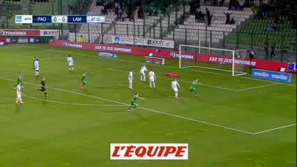 Mounier marque son premier but - Foot - GRE - Panathinaikos