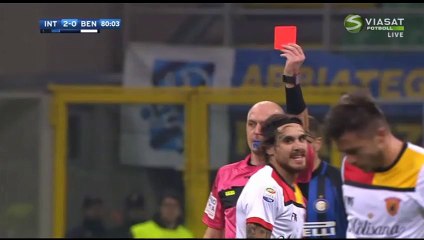 Benito Nicolas Viola RED CARD HD - Inter 2-0 Benevento 24.02.2018