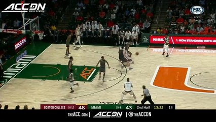 Boston College vs. Miami Basketball Highlights (2017-18)