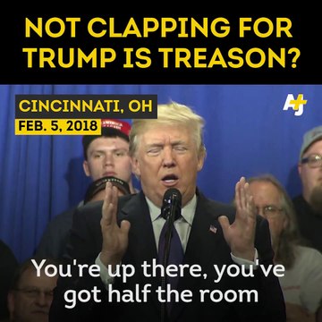 Democrats not clapping for Trump