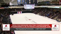 Junior – Libre : Championnats de patinage synchronisé 2018 de Patinage Canada (8)