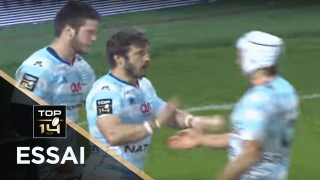 TOP 14 - Essai Marc ANDREU (R92) - Pau - Racing 92 - J18 - Saison 2017/2018